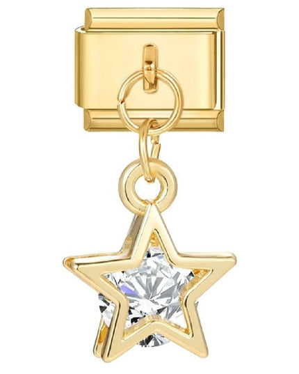 Stern mit Zirkonia Stein