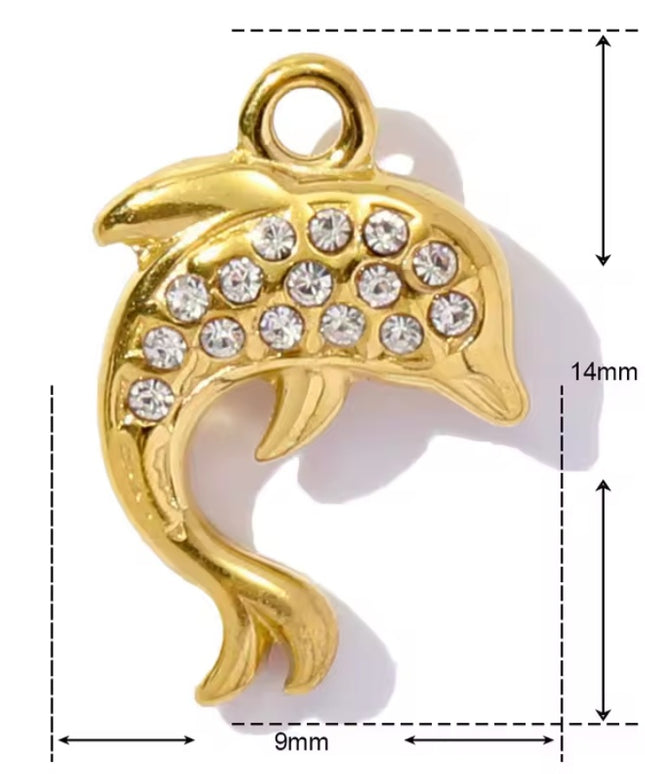 Delphine Charm mit Strass