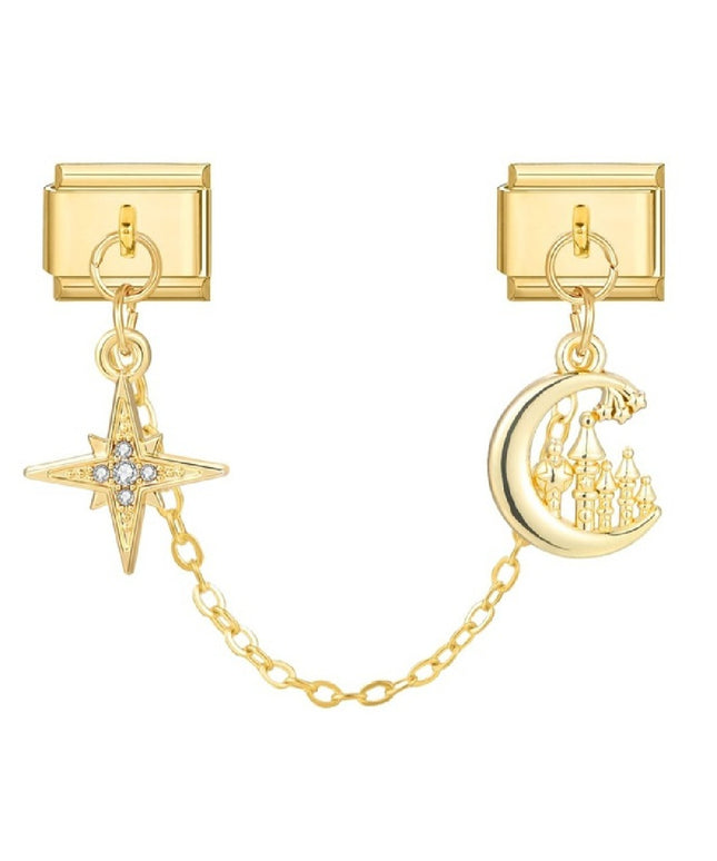 Doppel Charm Stern & Mond & Castel