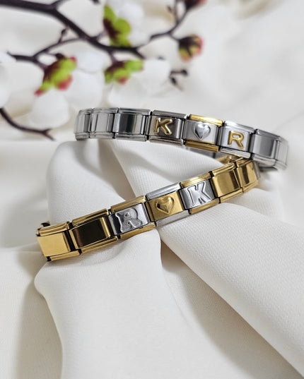 Couple Charm Armbänder im Set