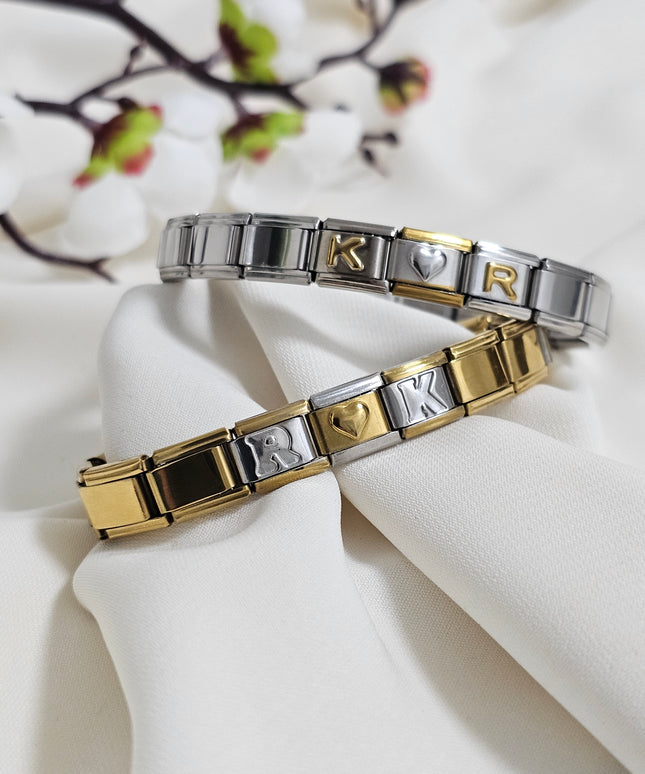 Couple Charm Armbänder im Set