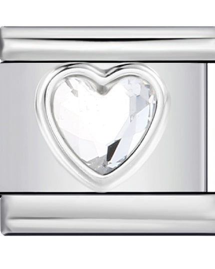 Herz mit zirkonia Stein